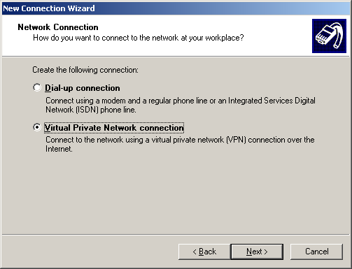Network connection